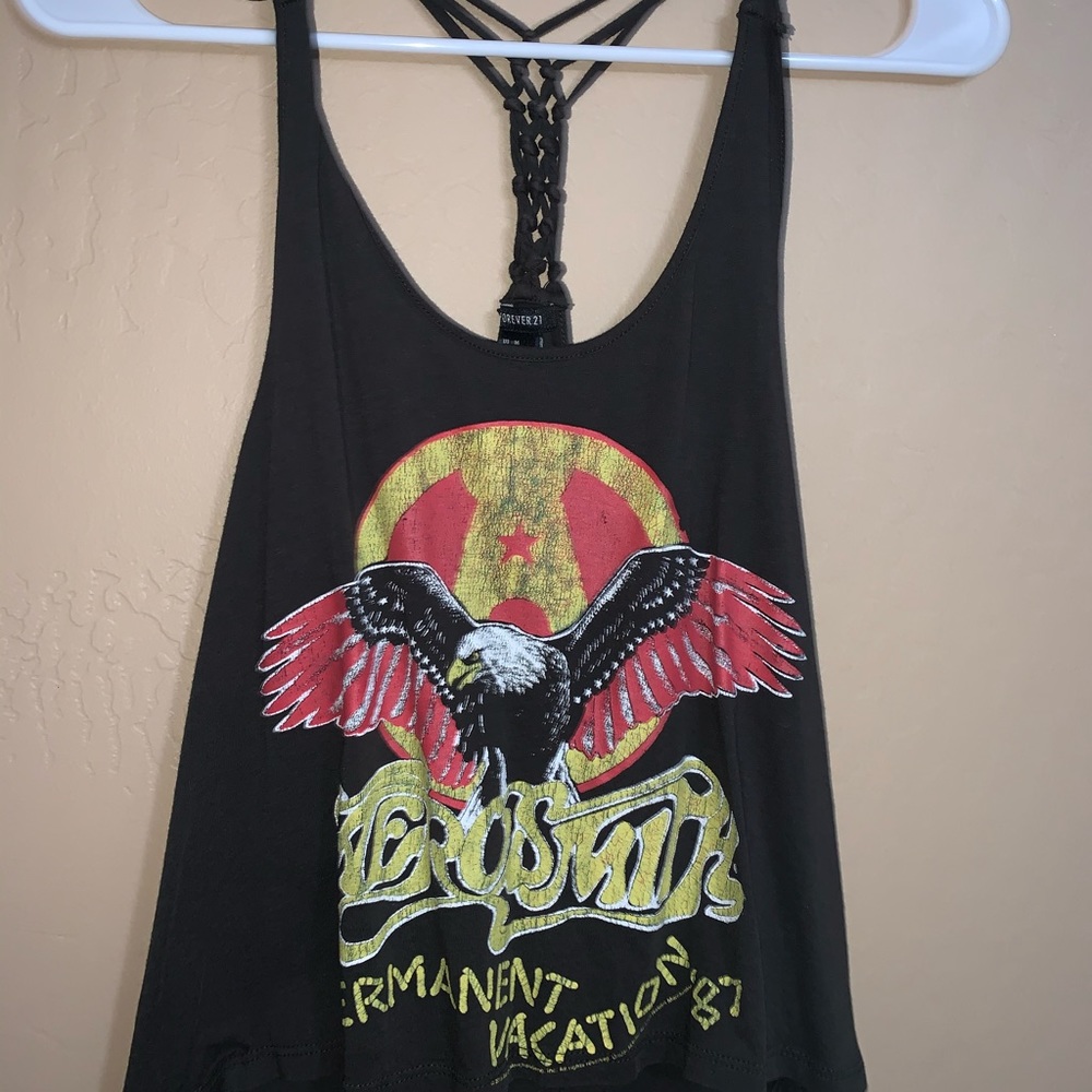 Band mid crop T